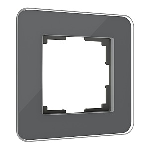 Рамка Elite графит W0012440/ Рамка на 1 пост Elite (графит, стекло)