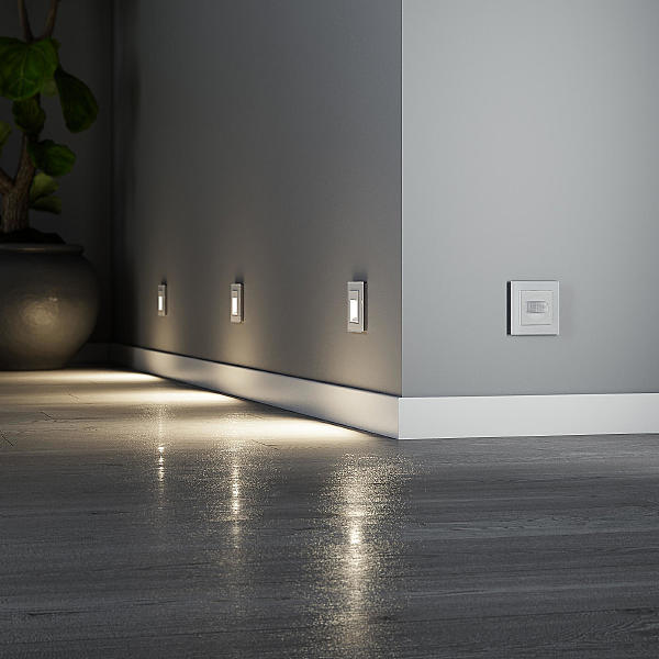 Датчик движения Встраиваемые механизмы белые W1155101/ Датчик движения 500 Вт, двухпроводный (белый)