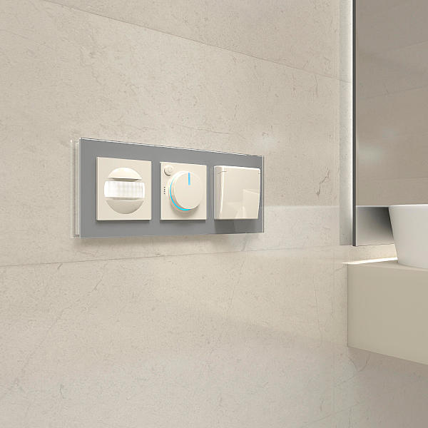 Датчик движения Встраиваемые механизмы слоновая кость W1155103/ Датчик движения 500 Вт, двухпроводный (слоновая кость)