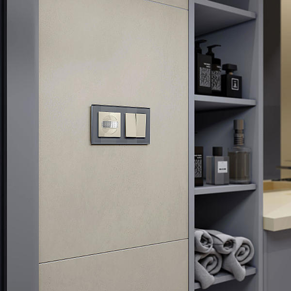 Датчик движения Встраиваемые механизмы слоновая кость W1155103/ Датчик движения 500 Вт, двухпроводный (слоновая кость)