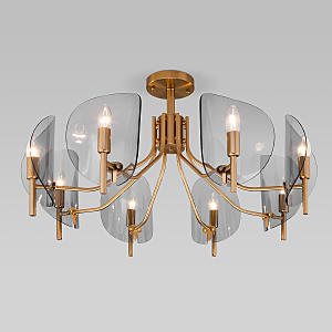 Потолочная люстра Rocco 60135/8 латунь