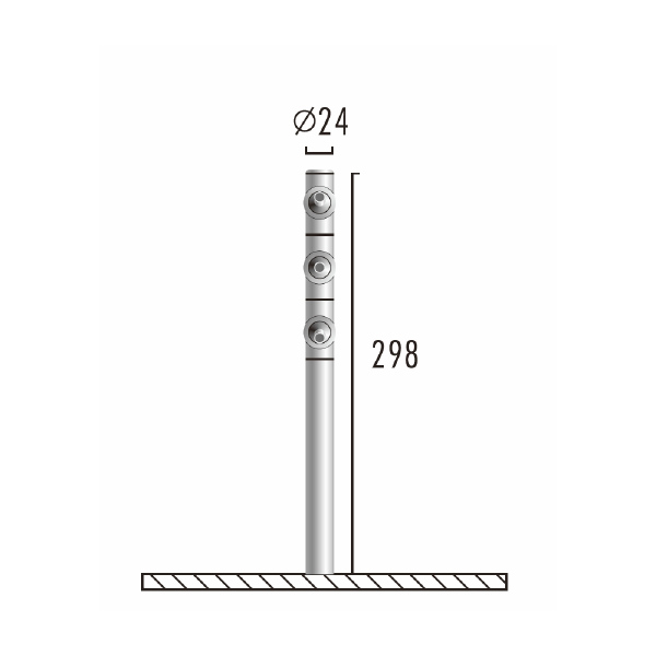 Грунтовый светильник 7162 71-62-921 cool white silver