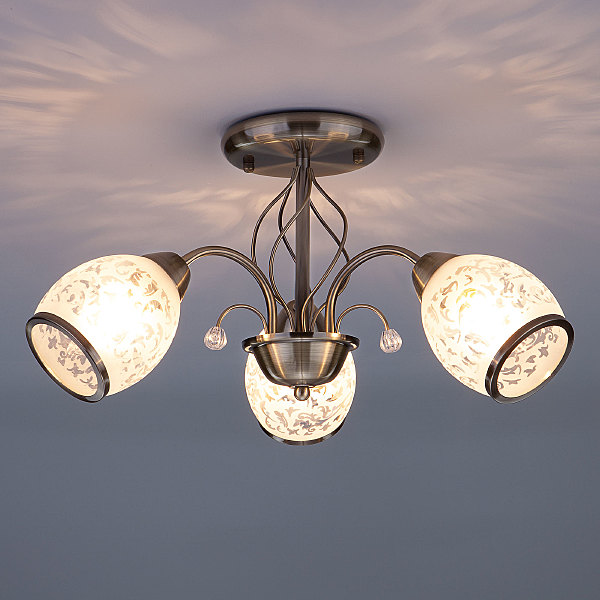 Потолочная люстра Gabriella 30026/3 античная бронза