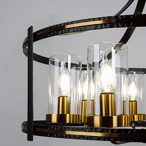 Подвесная люстра Avior A7011SP-8BK