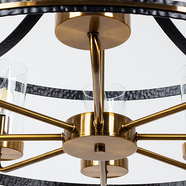 Подвесная люстра Avior A7011SP-8BK