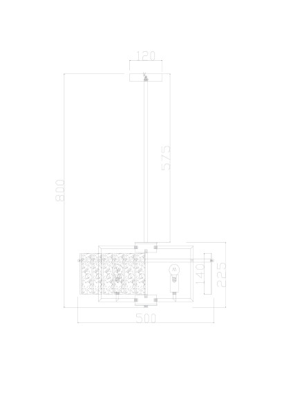 Люстра на штанге Basilica FR5166PL-06BS