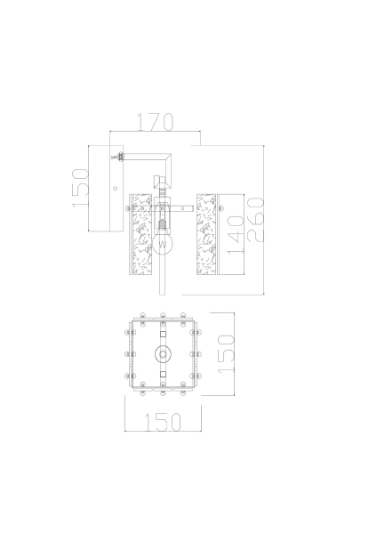 Настенное бра Basilica FR5166WL-01N