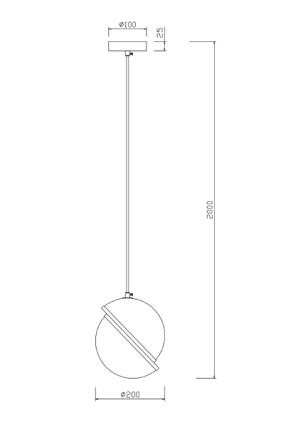 Светильник подвесной Element FR5181PL-01CH