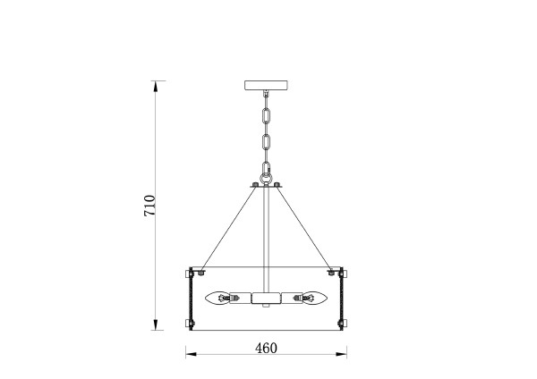 Подвесная люстра Fresco FR5190PL-06BS
