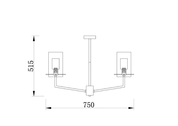 Потолочная люстра Felicity FR5206PL-06FG