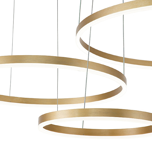 Подвесная люстра Galass 14001/3P Gold V000013L