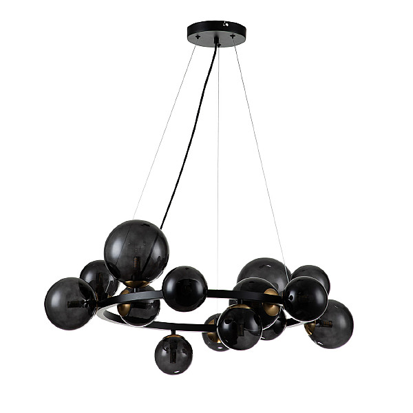 Подвесная люстра Molecola 11018/14P Black V000194