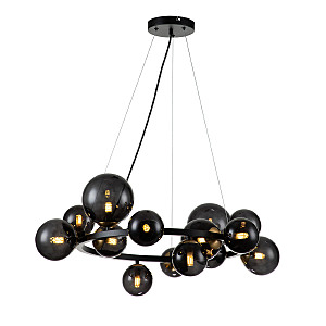 Подвесная люстра Molecola 11018/14P Black V000194
