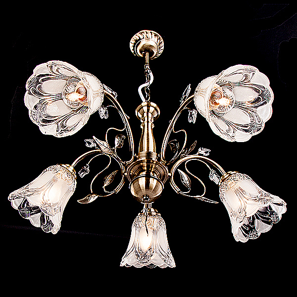 Подвесная люстра Orlando 30009/5 античная бронза