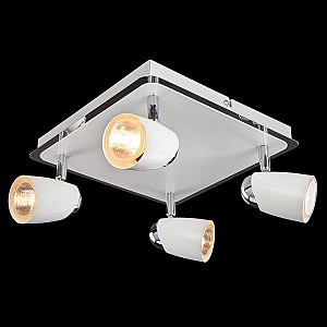 Светильник спот 20021 20021/4 хром/белый