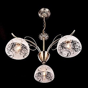 Подвесная люстра 30029 30029/3 античная бронза