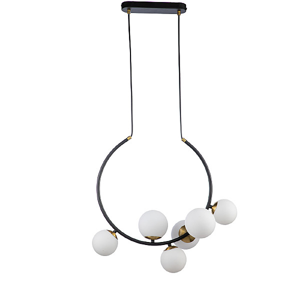 Подвесная люстра Nuvole 11002/6P Black V000088