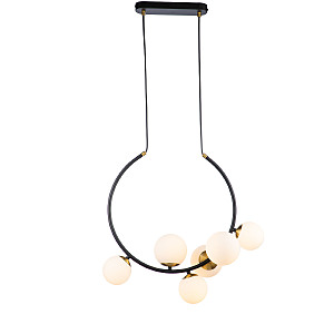 Подвесная люстра Nuvole 11002/6P Black V000088