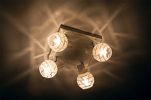 Светильник спот 20036 20036/4 белый с золотом/хром