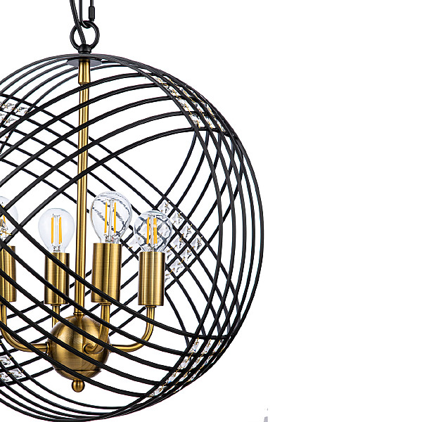 Подвесная люстра Fresco 10001/4P Black V000102