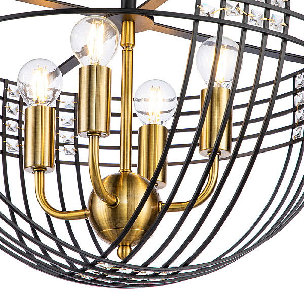 Потолочная люстра Fresco 10001/4C Black V000104