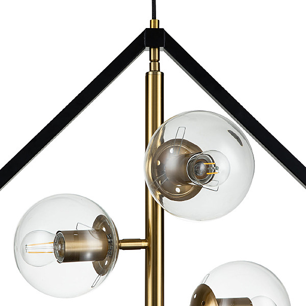 Подвесная люстра Faccetta 13005/A/4P Black V000106