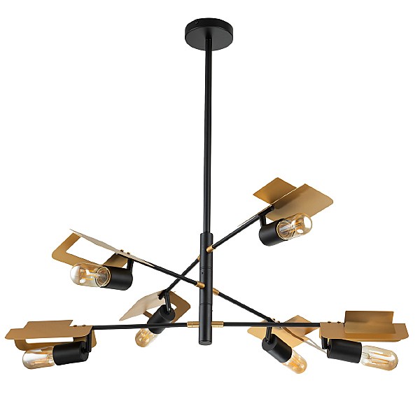 Люстра на штанге Severo 10004/6R Black V000174