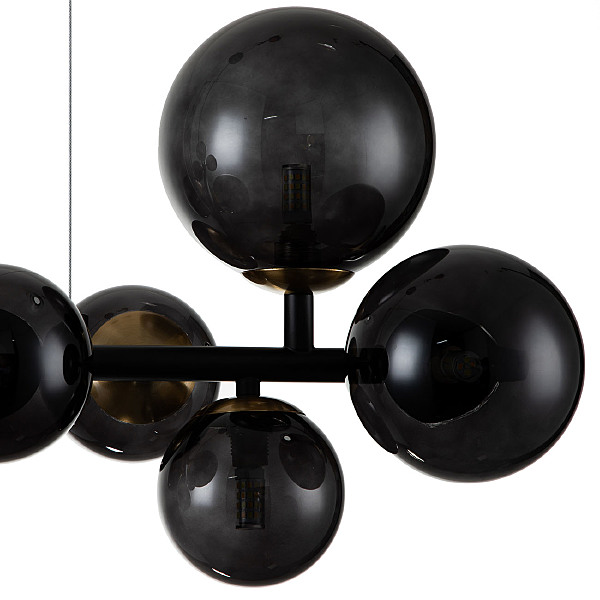Подвесная люстра Molecola 11018/10P Black V000196
