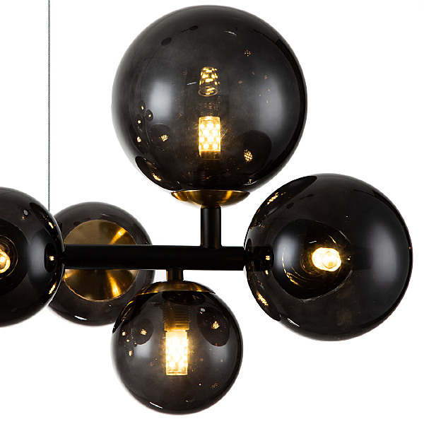 Подвесная люстра Molecola 11018/10P Black V000196