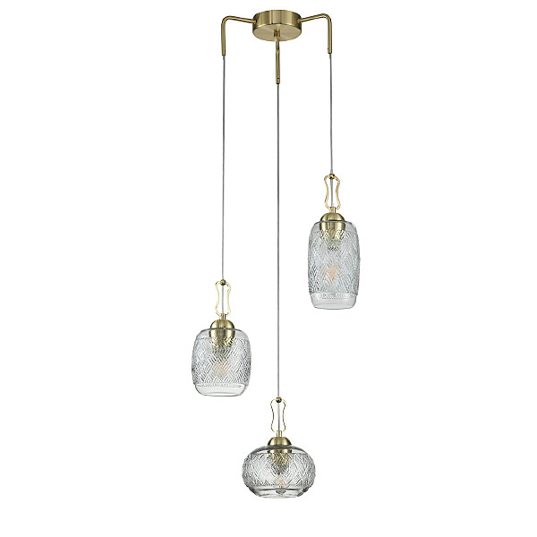 Светильник подвесной Pizzo 13007/3P Gold V000291