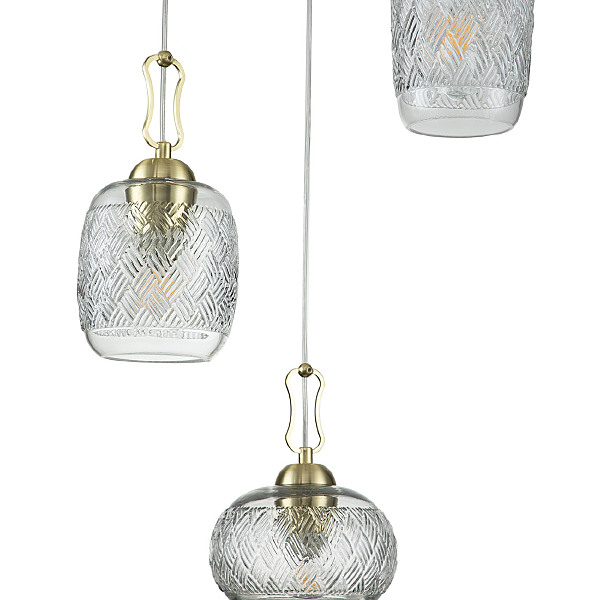 Светильник подвесной Pizzo 13007/3P Gold V000291