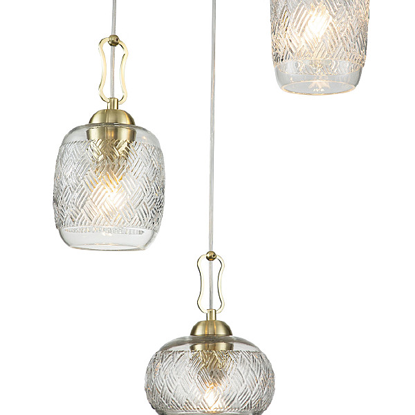 Светильник подвесной Pizzo 13007/3P Gold V000291