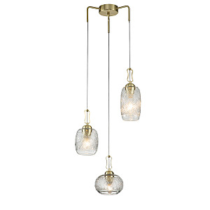 Светильник подвесной Pizzo 13007/3P Gold V000291