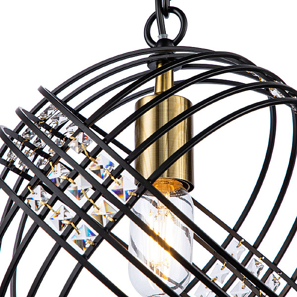 Светильник подвесной Fresco 10001/1P Black V000103