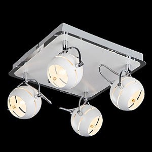 Светильник спот 20023, 20024 20023/4 хром/белый