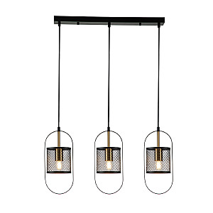 Светильник подвесной Via 10009/3P Black V000183