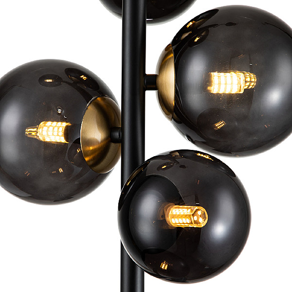 Подвесная люстра Molecola 11018/6P Black V000197