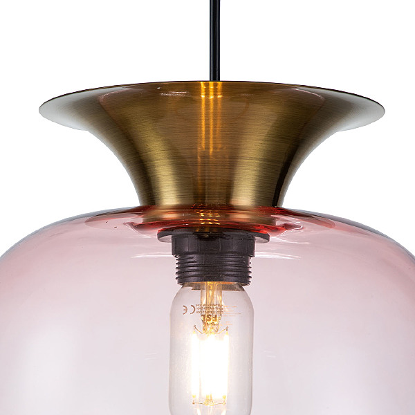 Светильник подвесной Mela 11004/1P Pink V000098