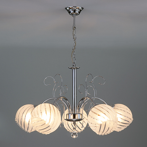 Подвесная люстра Lotos 30002/5 хром