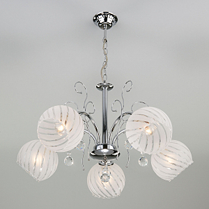 Подвесная люстра Lotos 30002/5 хром