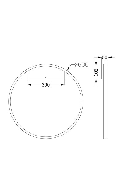 Настенный светильник Rim MOD058WL-L35BS4K