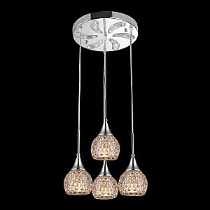 Светильник подвесной 50082 50082/4 хром/белый