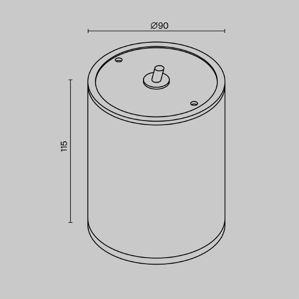 Уличный потолочный светильник Bar O306CL-L7GF