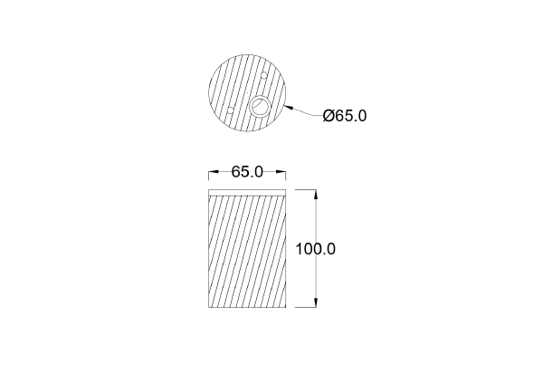 Уличный потолочный светильник Roll O307CL-01B
