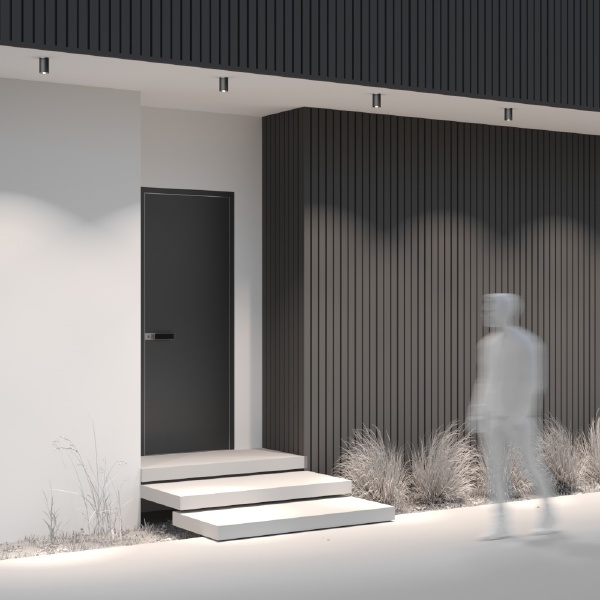 Уличный потолочный светильник Roll O307CL-01B