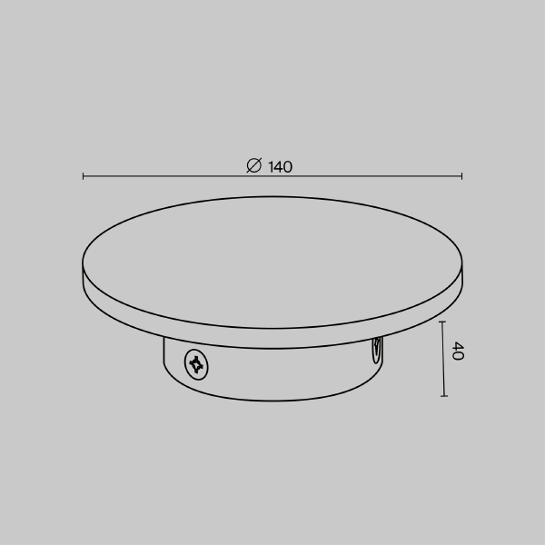 Уличный настенный светильник Wald O420WL-L7GF