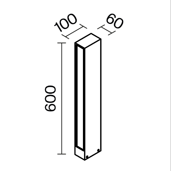 Уличный наземный светильник Hof O422FL-L12GF