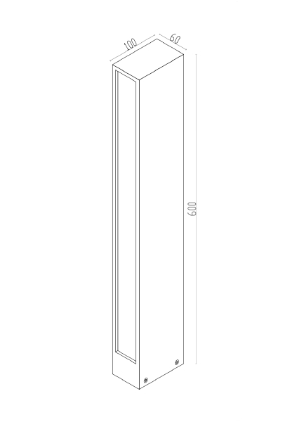 Уличный наземный светильник Hof O422FL-L12GF