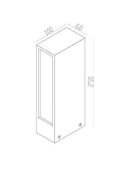 Уличный наземный светильник Hof O422FL-L6GF