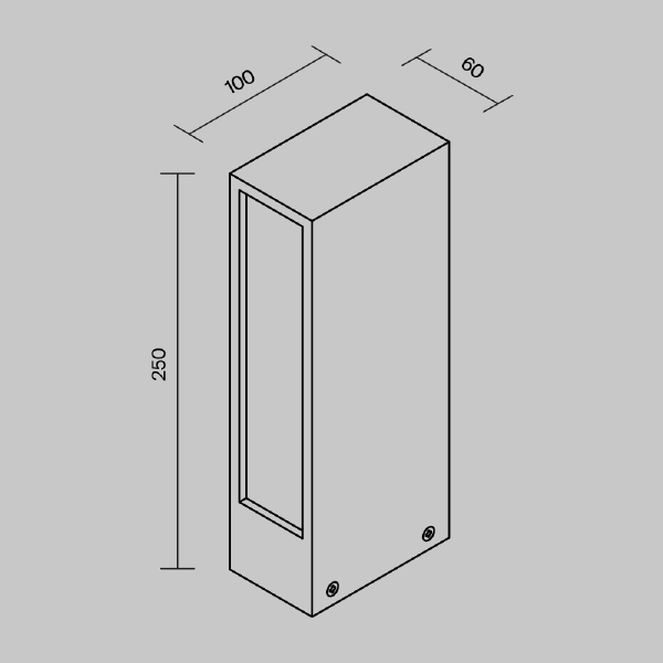 Уличный наземный светильник Hof O422FL-L6GF